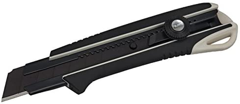 Tajima TAJ-DC661W Dora Cutter Knife with Razar Black Blade, with Locking Screw, DC661W, 0.8 W, 0.11 V, Multicoloured