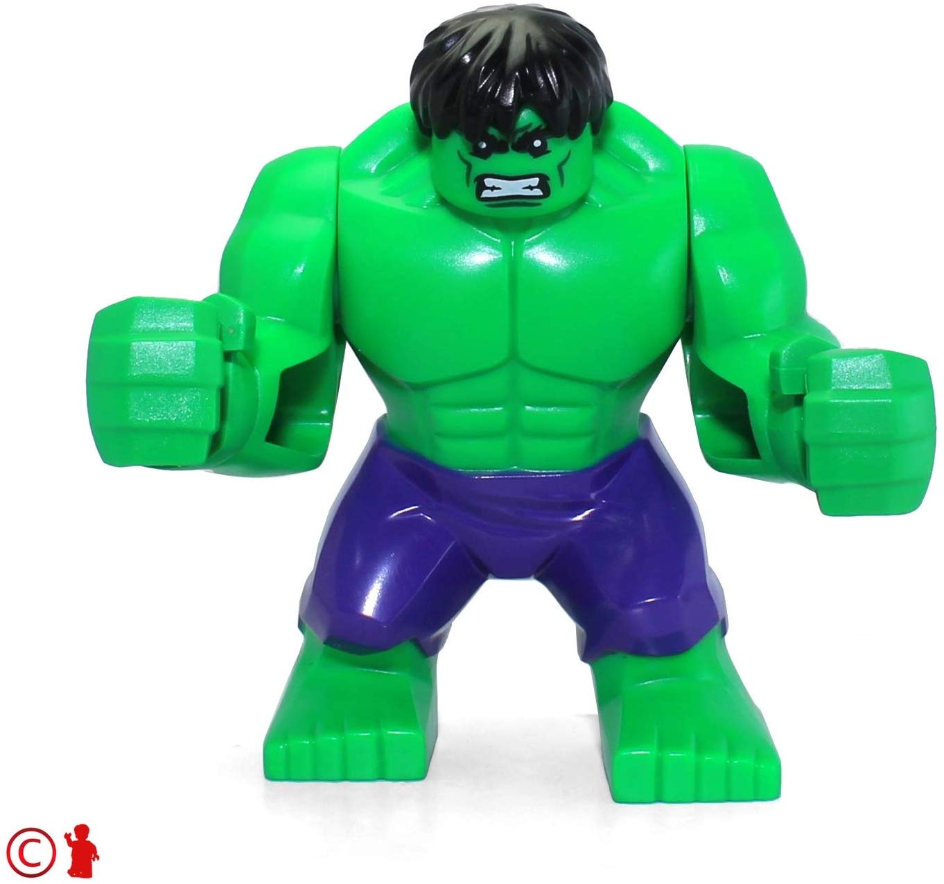 Marvel Lego Hulk Minifigure From Lego Set 76018