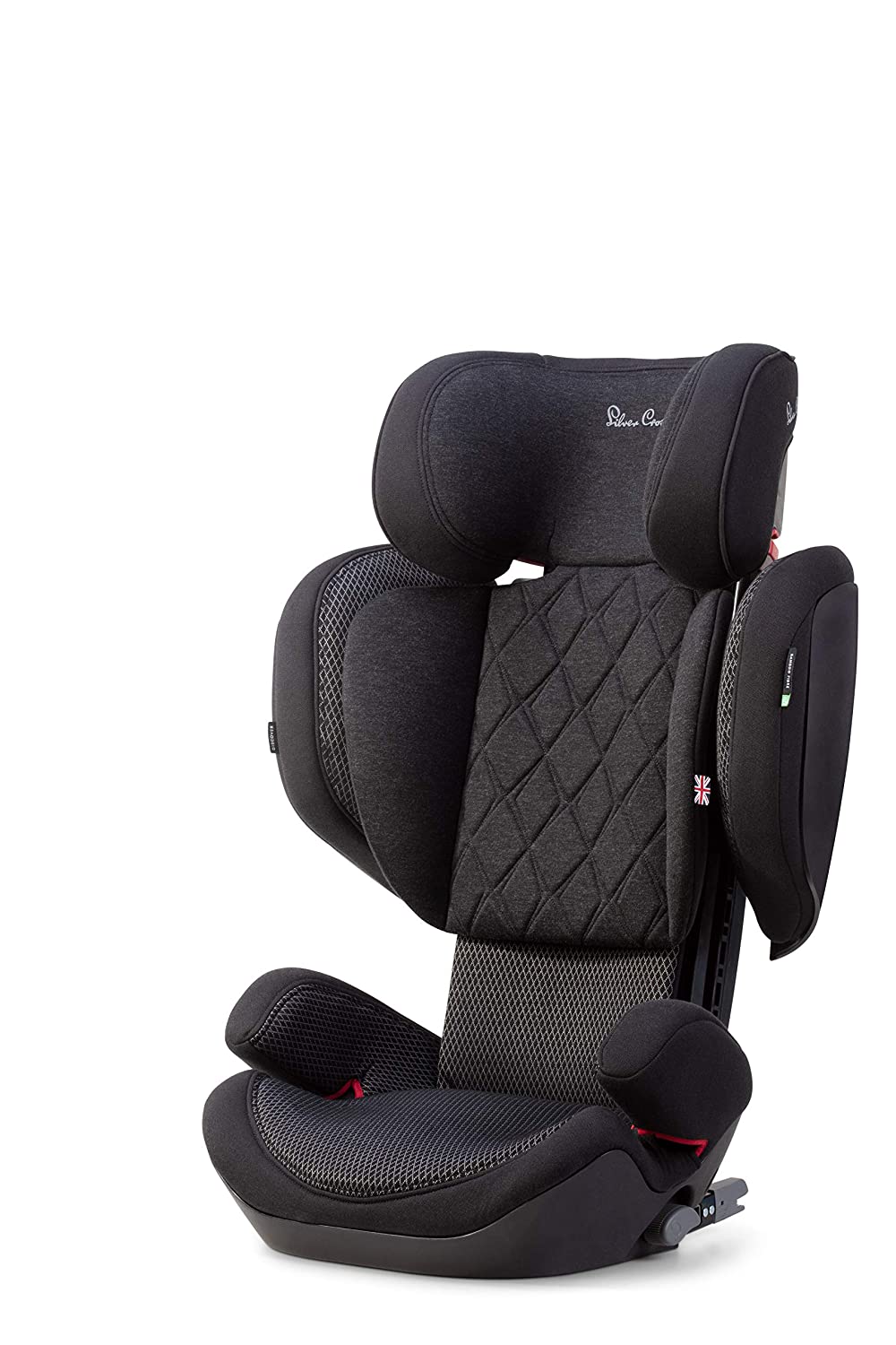 Silver Cross Discover High Back Car Seat Booster Seat for Children from 3 to 12 Years (15 kg to 36 kg) Adjustable ISOFIX Car Seat Group 2/3