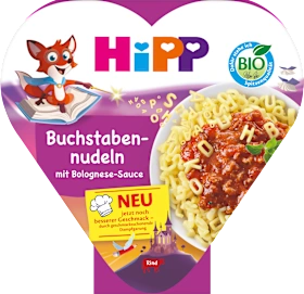 Children's plate of alphabet pasta with Bolognese sauce from 1 year, 250 g