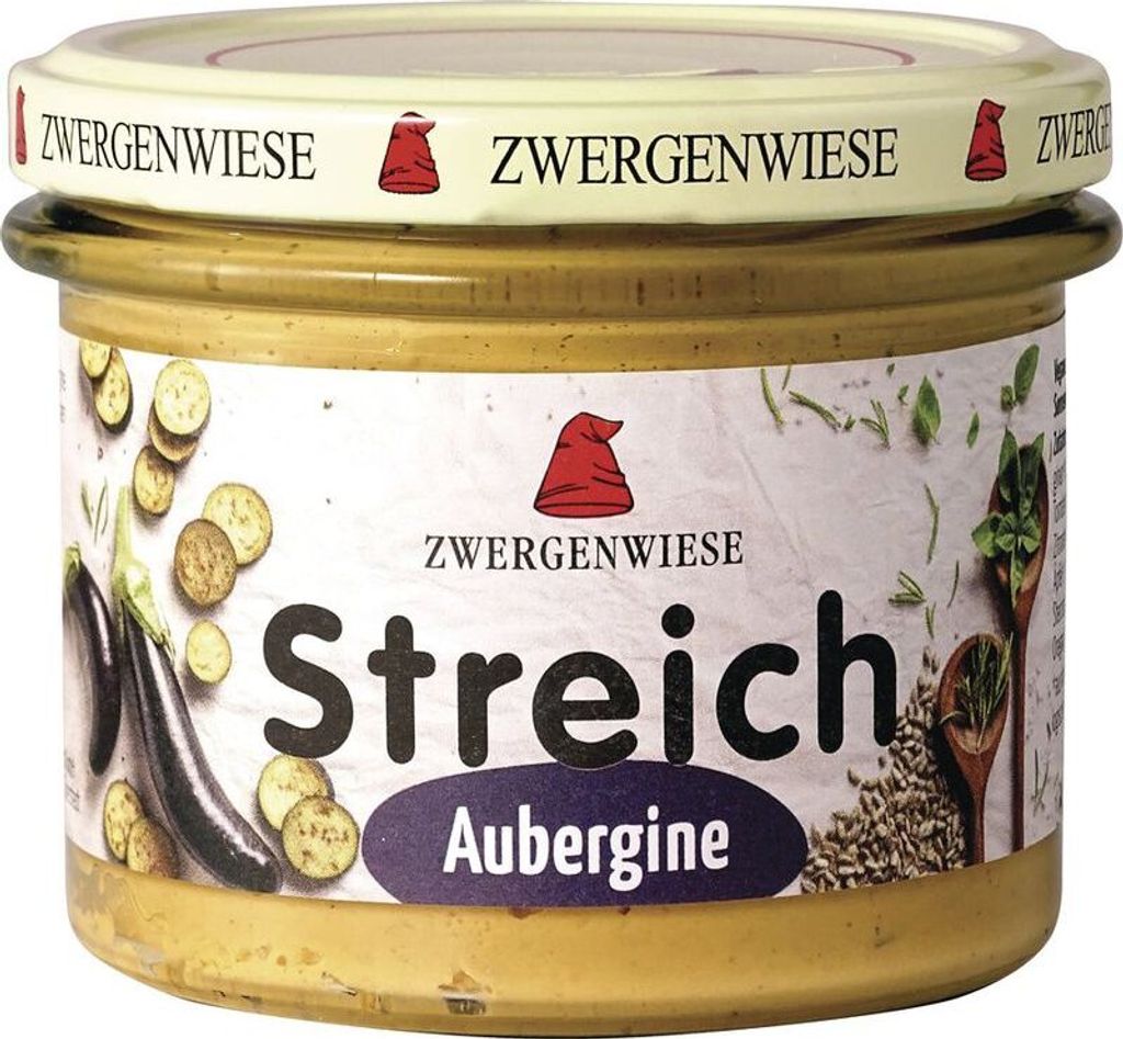 Zwergenwiese Aubergine Streich -- 180g x 6  - 6er Pack VPE