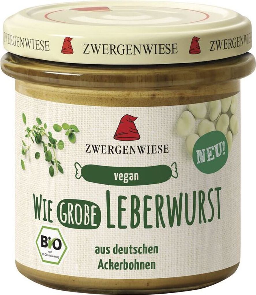 Zwergenwiese Bio Wie grobe Leberwurst 135 g