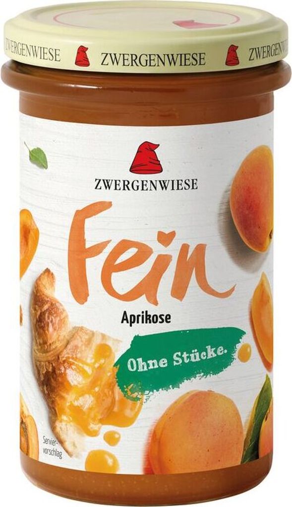 Zwergenwiese Fein Aprikose -- 280g x 6  - 6er Pack VPE