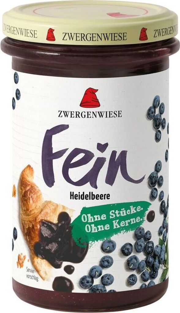 Zwergenwiese Fein Heidelbeere -- 280g x 6  - 6er Pack VPE