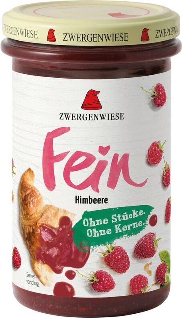 Zwergenwiese Fein Himbeere -- 280g x 6  - 6er Pack VPE