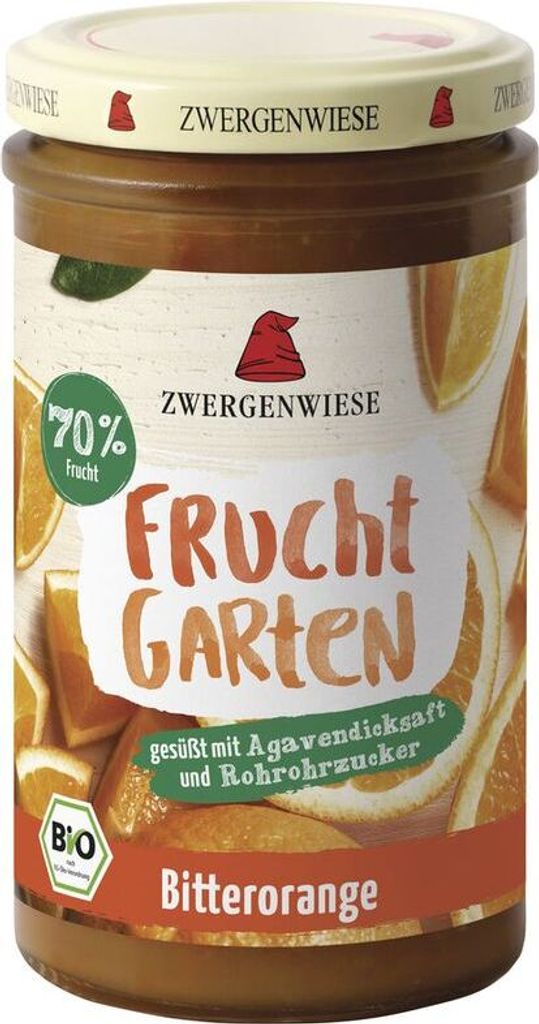 Zwergenwiese FruchtGarten Bitterorange -- 225g x 6  - 6er Pack VPE