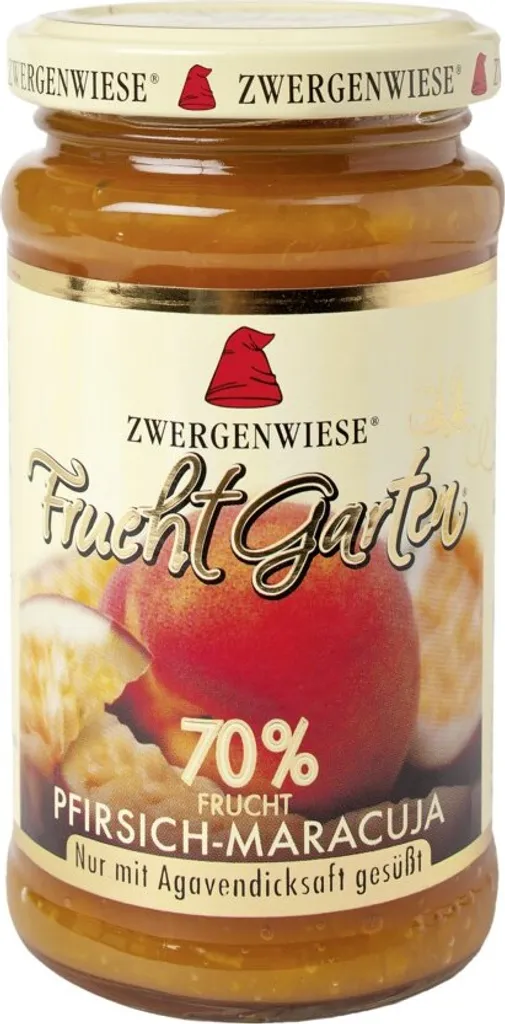 Zwergenwiese FruchtGarten Pfirsich-Maracuja -- 225g