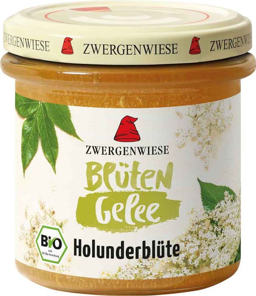 Zwergenwiese Holunderblüten Gelee160g