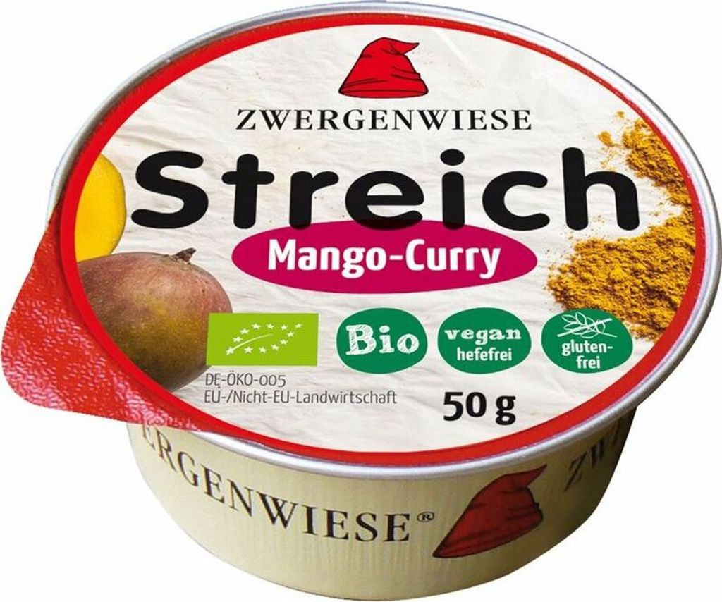 Zwergenwiese Kleiner Streich Mango-Curry -- 50g x 12  - 12er Pack VPE
