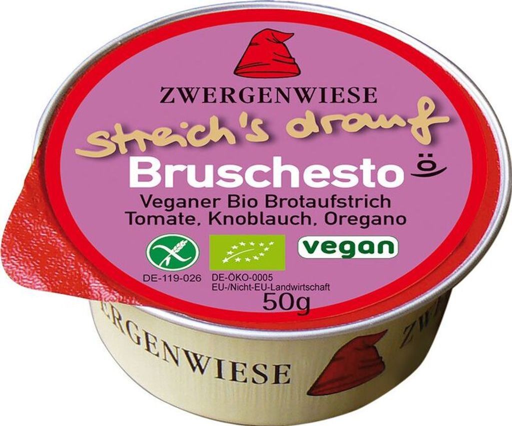 Zwergenwiese Kleiner streich´s drauf Bruschesto -- 50g x 12  - 12er Pack VPE
