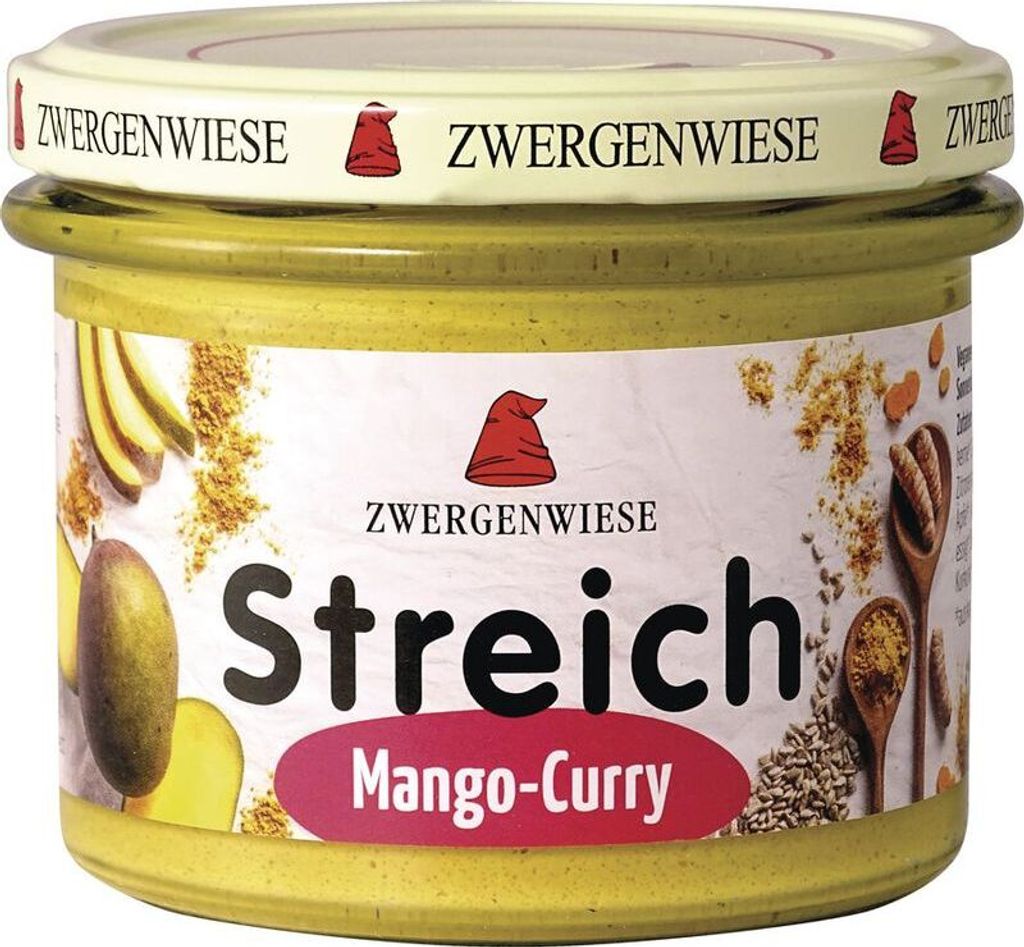 Zwergenwiese Mango Curry Streich -- 180g x 6  - 6er Pack VPE