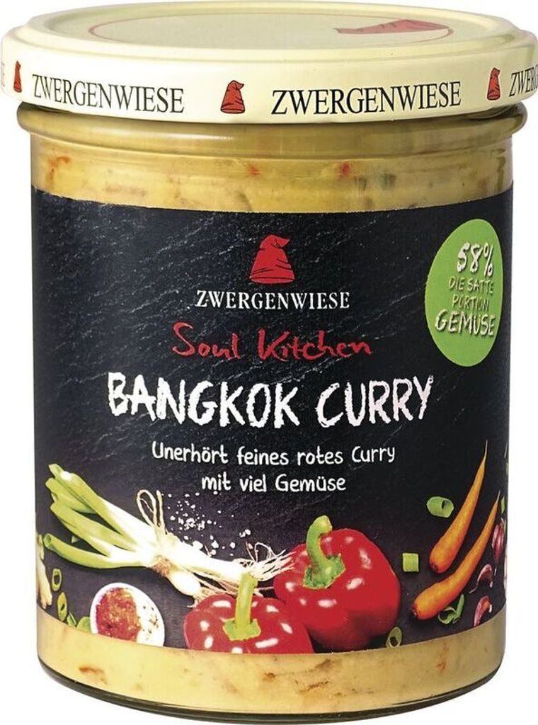 Zwergenwiese Soul Kitchen Bangkok Curry -- 370g x 6  - 6er Pack VPE