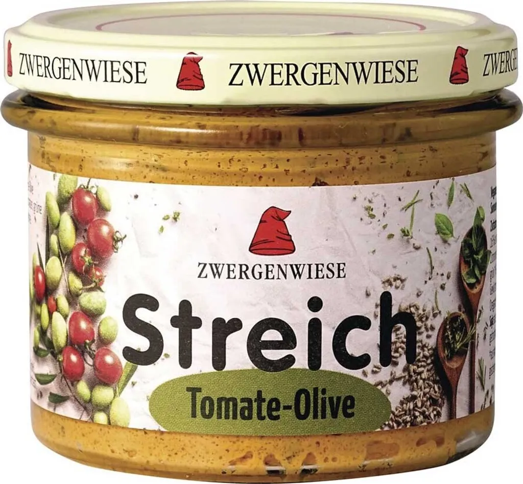 Zwergenwiese Tomate-Olive Streich -- 180g