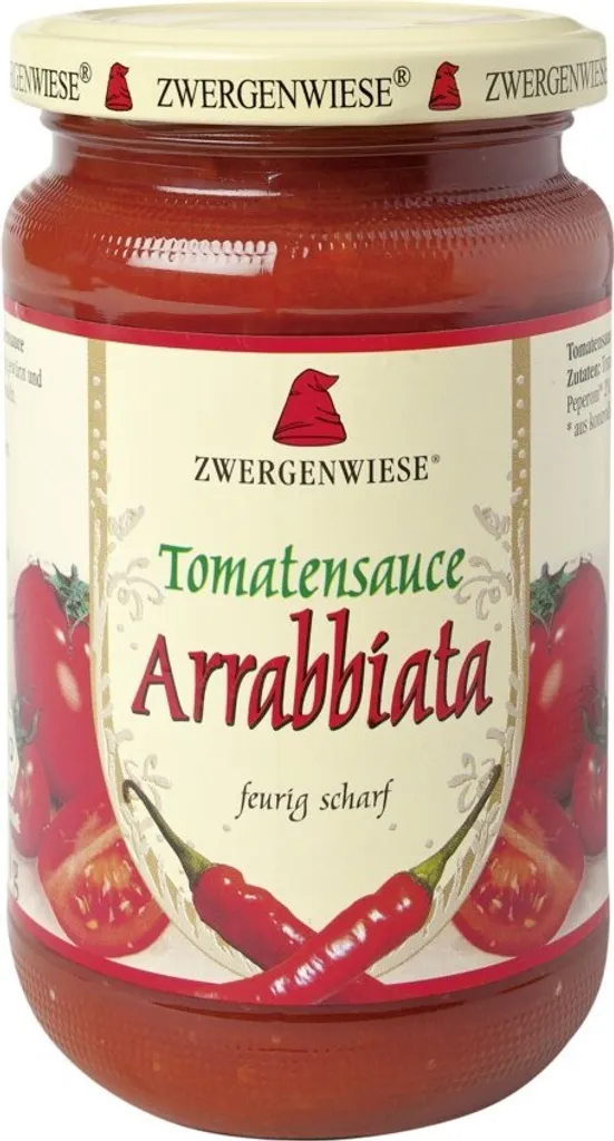 Zwergenwiese Tomato Sauce Arrabbiata -- 340ml