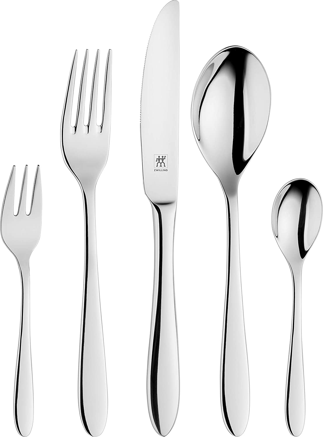 ZWILLING Cutlery Set 60 Pieces for 12 People 18/10 Stainless Steel / High Quality Blade Steel Polished Style