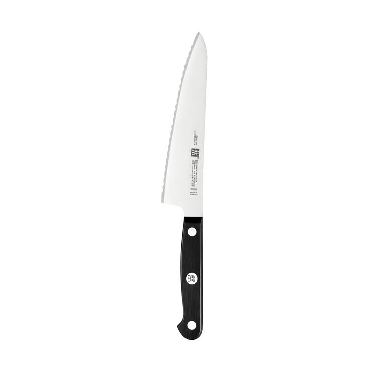 Gemini Gourmet Serrated Chefs Knife Compact