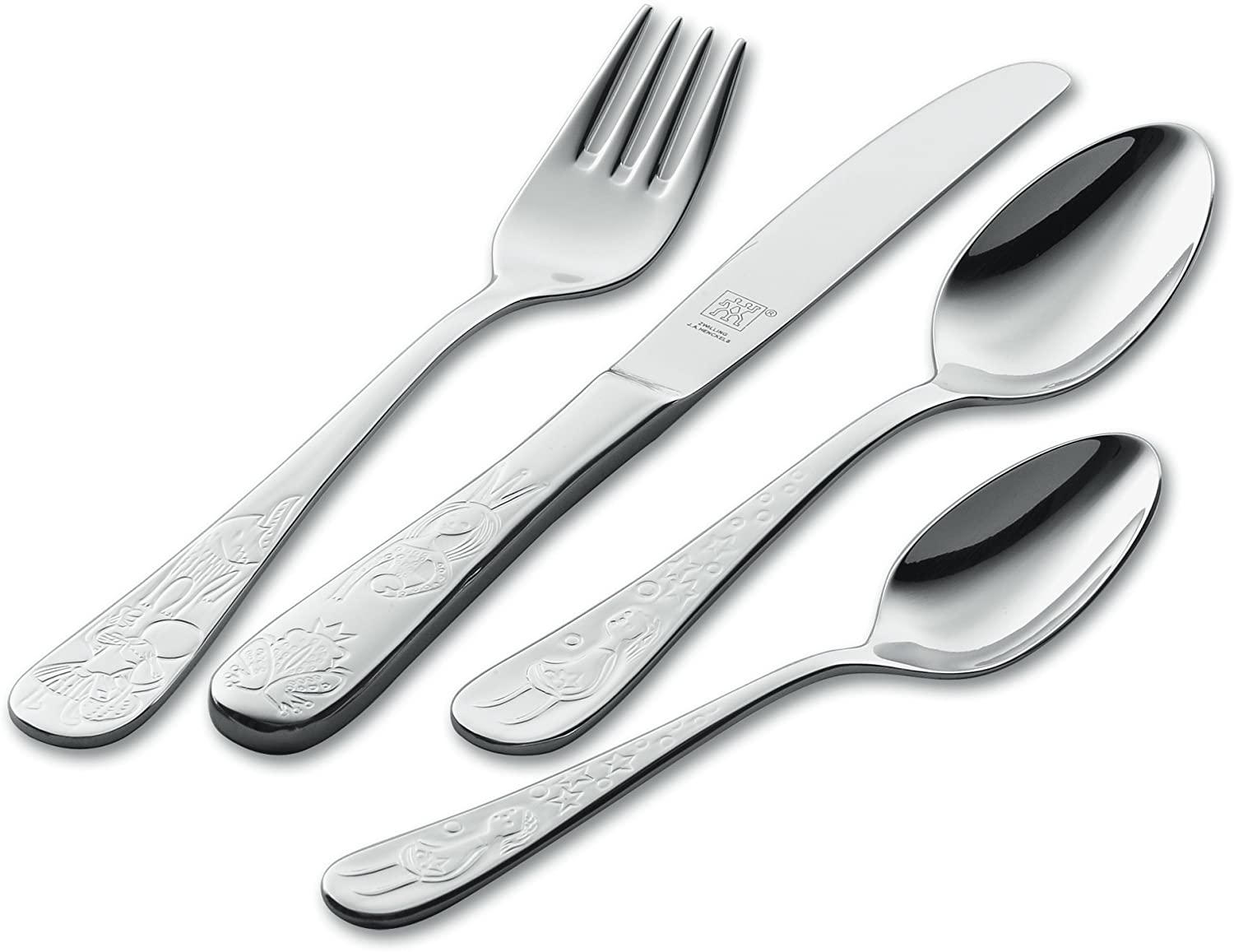 Zwilling J.A. Henckels AG 07010-210 Children\'s Cutlery Set Grimm\'s Fairy Tales 4 Pieces