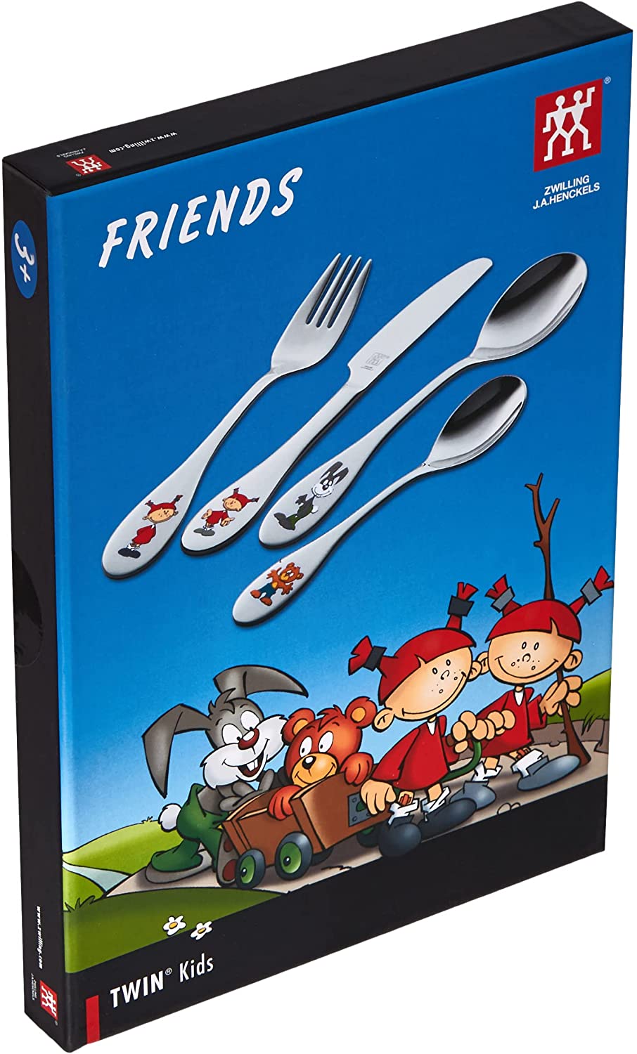 Zwilling J.A. Henckels AG 07015-210 Children\'s Cutlery Set Friends 4 Pieces