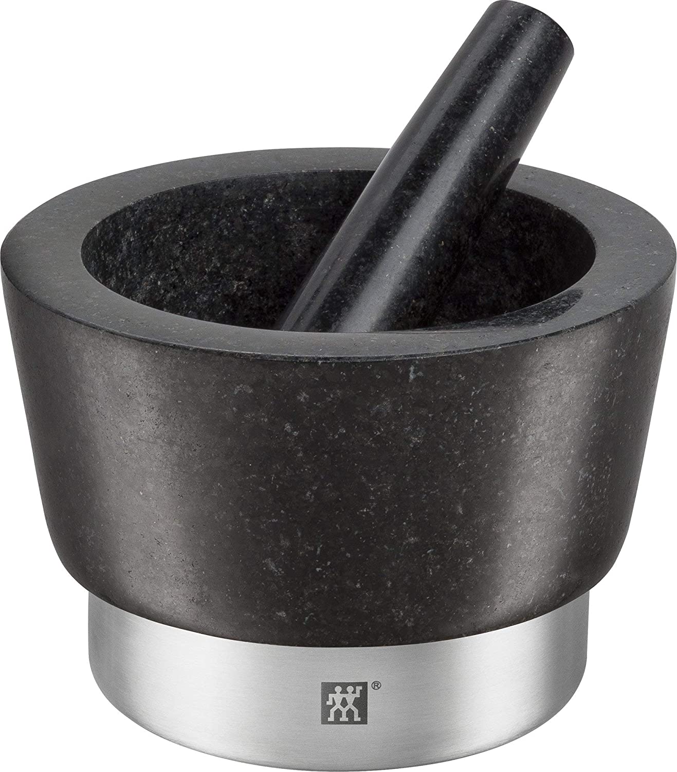 Zwilling Spices Mortar with Pestle, Diameter 11 cm, Granite, Black, 15 cm