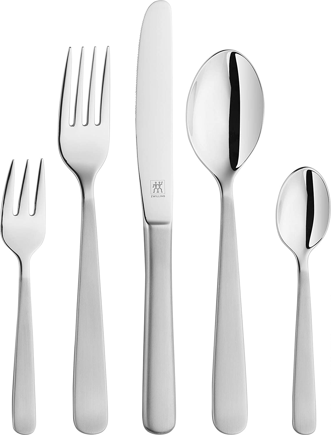 Zwilling 02790-630-0 Trend cutlery set, 30 pieces, for 6 people, matt, 18/10 stainless steel