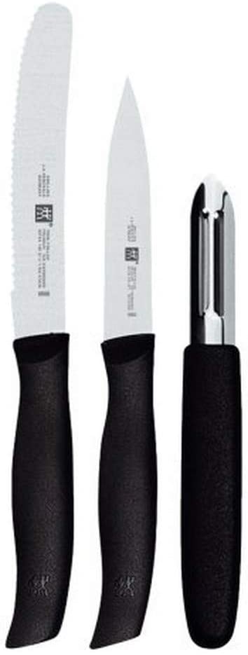 Zwilling 38738000 Twin Grip Knife Set 3-Piece Black