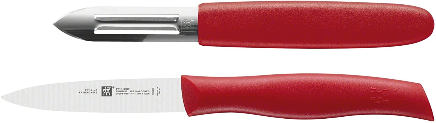 Zwilling Twin® Grip Knife Set 2-Piece Red 310 x 75 x 15 mm [SP] RRP: 13.95 €\"