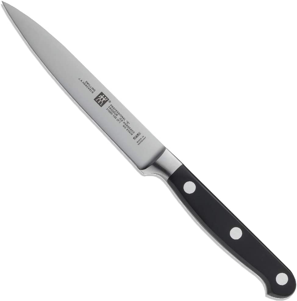 Zwilling 1001455 31020-131 Professional S Spick and Garnish Knife, Black, 130 mm
