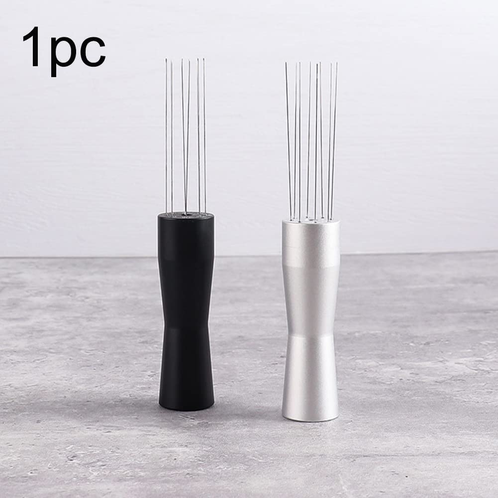 Faderr Espresso Coffee Stirrer Coffee Needle Spreader Hand Distribution Tool Espressor Stirrer for Release Sharp Coffee (Black)