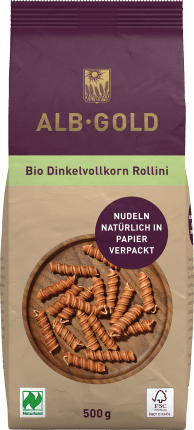 Noodles, rollini from whole spelt grain, 500 g