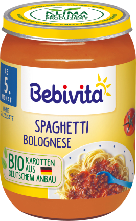 Menü Spaghetti Bolognese ab dem 5.Monat, 190 g