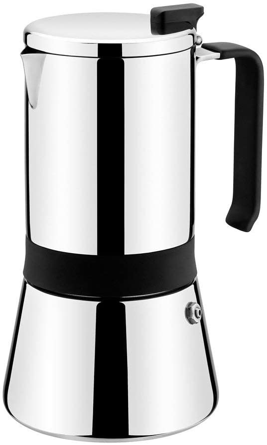 Monix Aroma Coffee Machine Stainless Steel 18/10 ITALIA 6 Cups