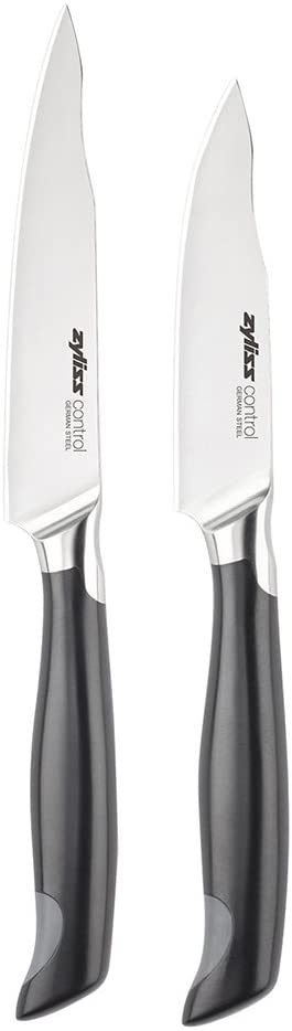 \'Zyliss E920183 \"Control Paring Knife Set of 2 (9/11.5 cm Knife, Stainless Steel, Black, 20 x 5 x 0.5 cm 2 Units