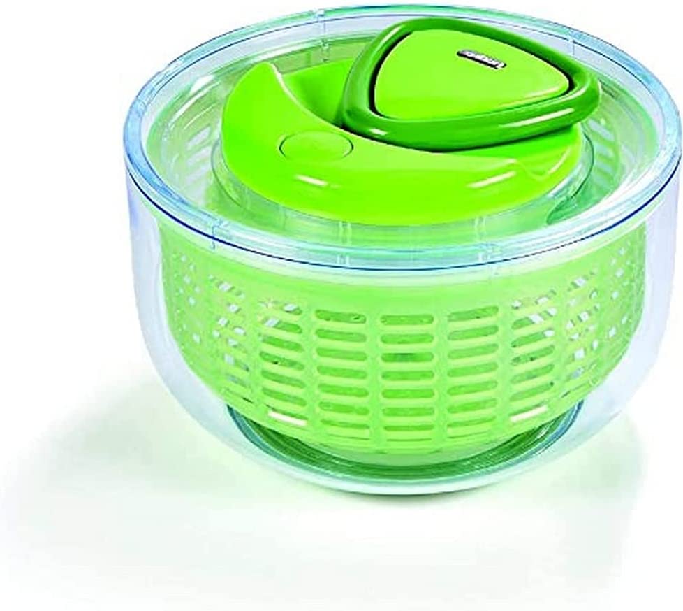 Zyliss Easy Spin Salad Spinner, Green, Small