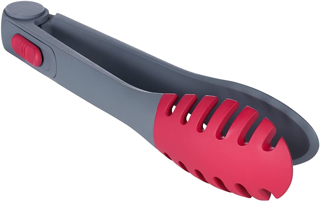 Zyliss Pasta Tongs Silicon Tipped - Red