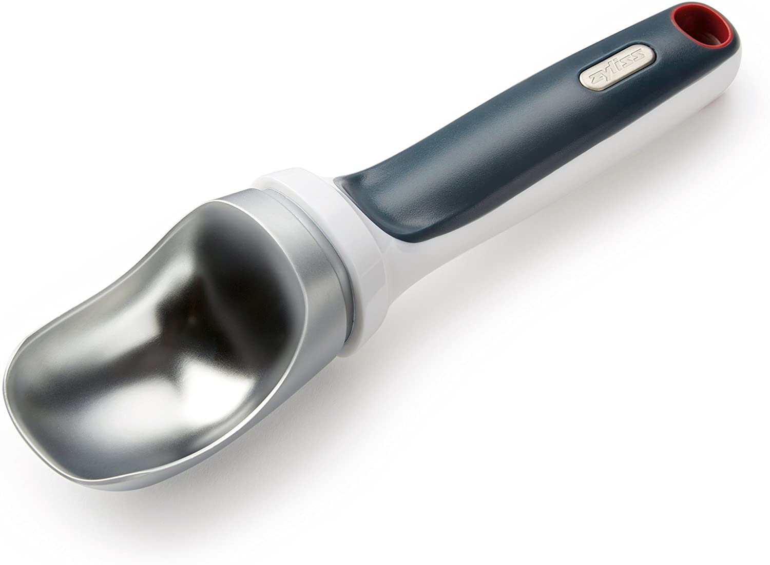 Zyliss Ice Cream Scoop - Ice Cream Spoon also glides through hard frozen ice, with zinc alloy and ergonomic handle design for effortless portioning