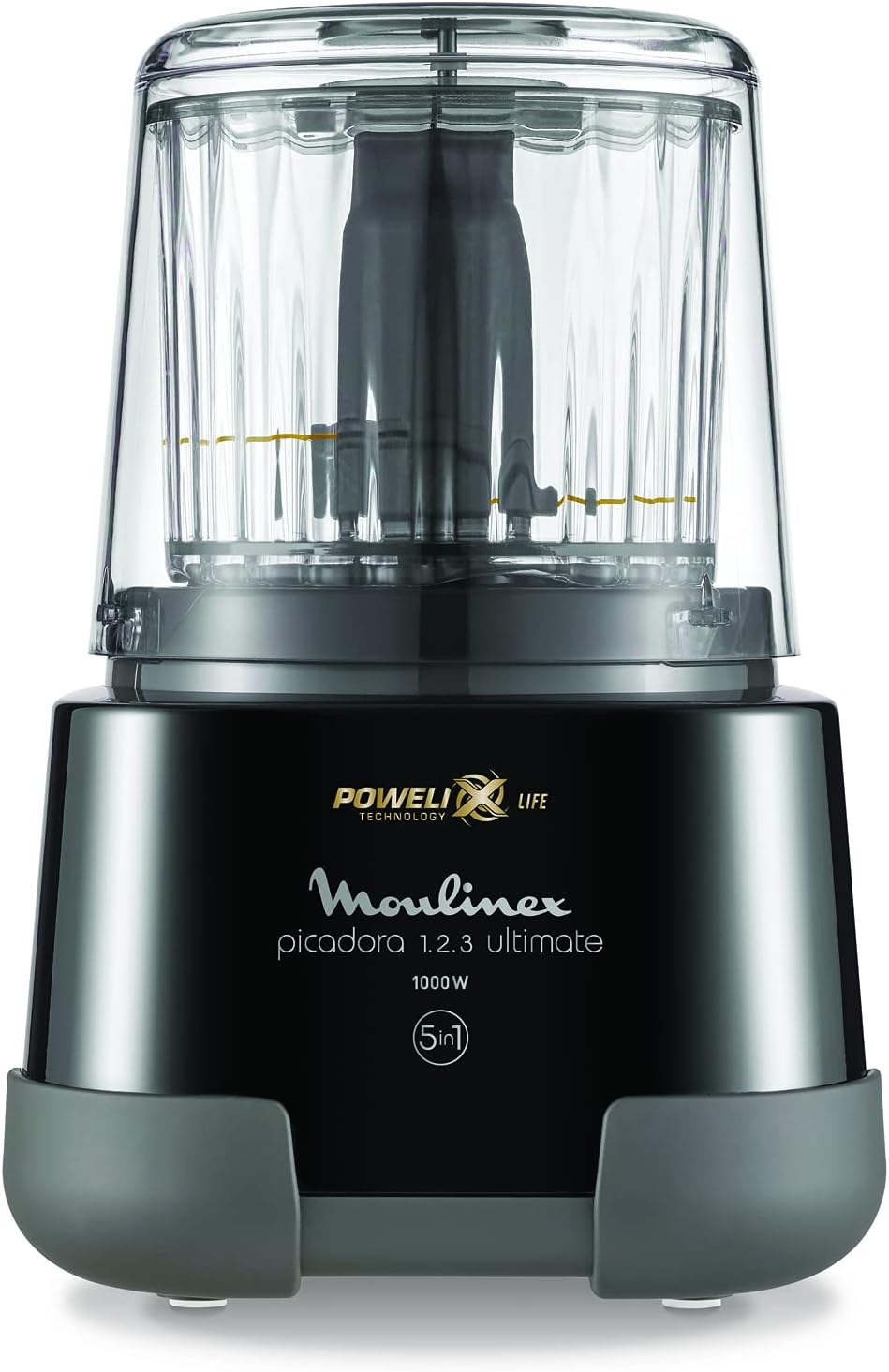 Moulinex La Moulinette Ultimate DP810810 Electric Chopper 350 g / 550 ml Capacity 5 Functions 1000 Watt Black